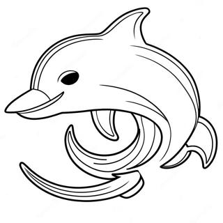 Miami Dolphins Logo Ausmalbild 79537-21687