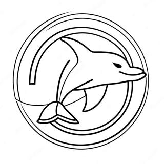 Miami Dolphins Logo Ausmalbild 79537-21688