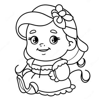 Susses Baby Belle Ausmalbild 79564-21716