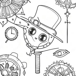 Steampunk Ausmalbild 79872-21936