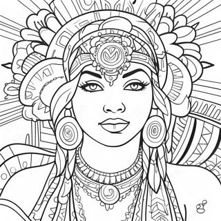 Lebendige Chicano Kunst Ausmalbild 80337-22299