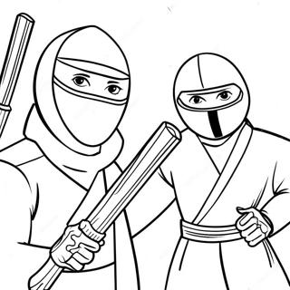 Spion-Ninjas Ausmalbilder