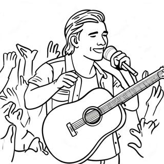 Morgan Wallen Konzertszene Ausmalbild 80749-22629