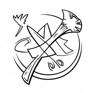 Ninja Buchstabe N Ausmalbild 81261-23020