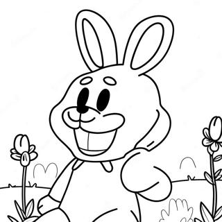 Spring Bonnie Ausmalbilder