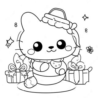 Weihnachts Sanrio Ausmalbilder