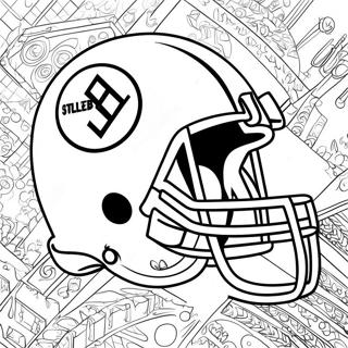 Steelers Logo Ausmalbild 81878-23495