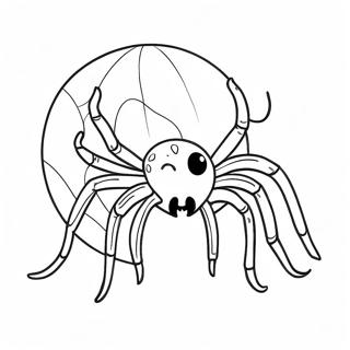 Halloween Spinne Ausmalbild 82161-23741