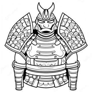 Samurai Rustung Ausmalbild 82237-23803