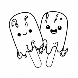 Schmelzendes Eis Am Stiel Ausmalbild Ausmalbilder