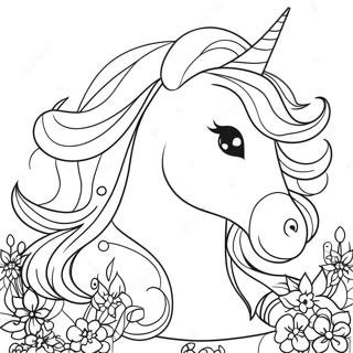 Einhorn Prinzessin Ausmalbild 82881-24302