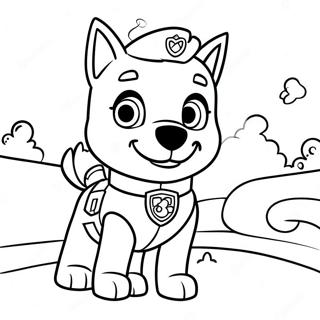 Chase Paw Patrol Ausmalbild 828-903