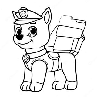 Chase Paw Patrol Ausmalbild 828-904