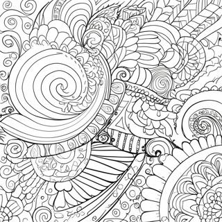 Mystische Galaxiemuster Ausmalbild 82935 24349