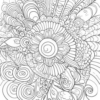 Mystische Galaxiemuster Ausmalbild 82935 24350