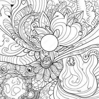 Lebendige Galaxiennebel Ausmalbild 82936-24355