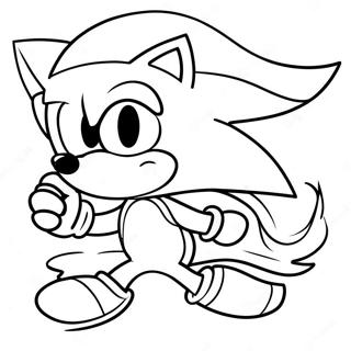 Sonic Der Igel Mit Weihnachtsmutze Ausmalbild 83011-24405