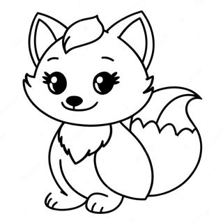 Kawaii Fuchs Ausmalbild 83087-24462
