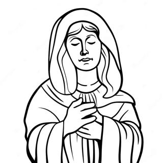 Traurige Figur In Schatten Ausmalbild 83369 24690