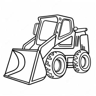 Cartoon Skid Steer Ausmalbild 83550-24839