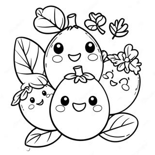 Ausmalbild Von Einer Glucklichen Eichel Familie 84189-25334