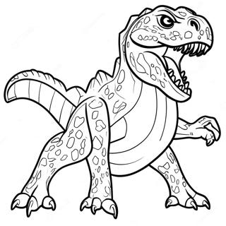 Indominus Rex Brullend Ausmalbild 84600 25656