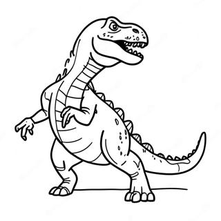 Indominus Rex Gegen T Rex Ausmalbild 84602-25663