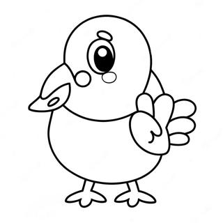 Niedliche Taube Mo Willems Ausmalbild 84828 25831