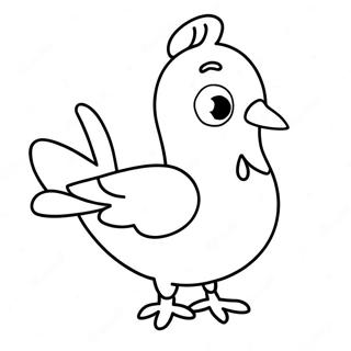 Niedliche Taube Mo Willems Ausmalbild 84828 25832