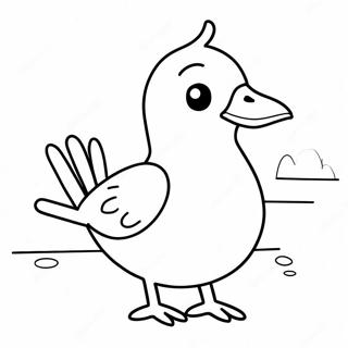 Gluckliche Taube Mo Willems Ausmalbild 84829 25835