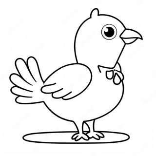 Verspielte Taube Mo Willems Ausmalbild 84830 25837