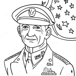 Patriotische Veteranen Ausmalbild 84955-25932