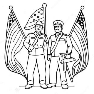 Patriotische Veteranen Ausmalbild 84955-26014