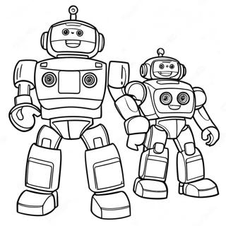 Rettungsbot Team Ausmalbild 85085-26121