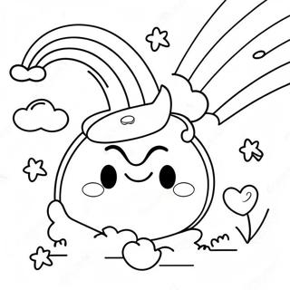 Glucksbringer Mit Regenbogen Ausmalbild 85572 26497