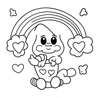 Glucksbringer Mit Regenbogen Ausmalbild 85572 26498