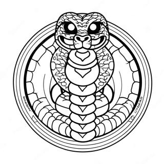 Cobra Kai Logo Ausmalbild 85595-26506