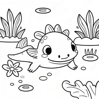 Axolotl Ausmalbilder