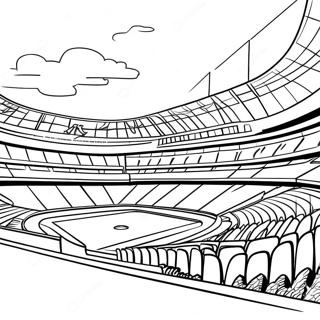Raiders Stadion Szene Ausmalbild 86162-26961