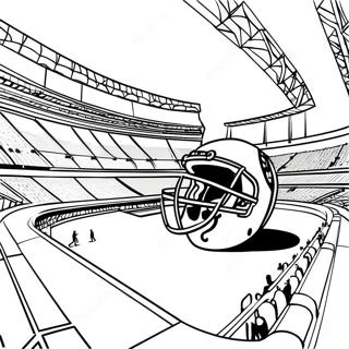 Raiders Stadion Szene Ausmalbild 86162-26962