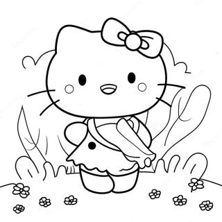 Abenteuerliche Hallo Kitty Und Lieber Daniel Ausmalbild 86569-27278