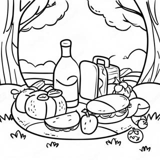 Picknick Ausmalbild 86670-27350