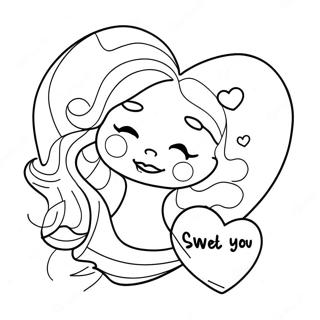 Susses Ich Liebe Dich Mama Ausmalbild 86876-27516