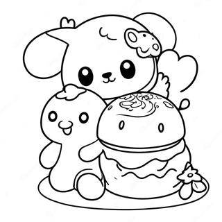 Rilakkuma Cinnamoroll Ausmalbilder