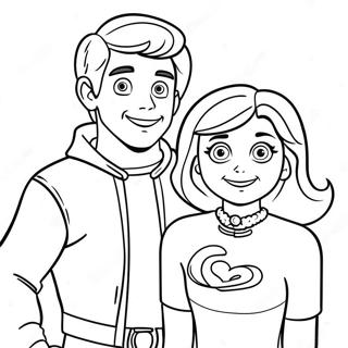 Henry Danger Und Charlotte Ausmalbild 87007 27623