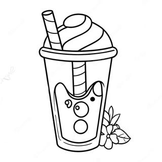 Milchshake Ausmalbild 87465-27963