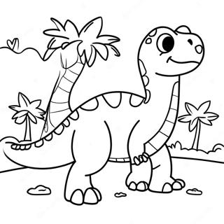 Dinosaurier Abenteuer Ausmalbild 87799-28223