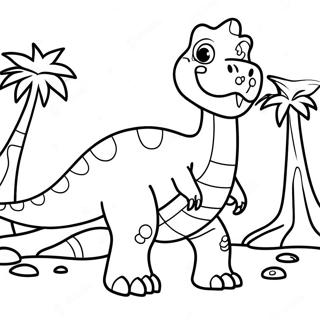 Dinosaurier Abenteuer Ausmalbild 87799-28224