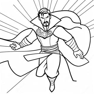 Doctor Strange In Einem Mystischen Kampf Ausmalbild 87931 28337