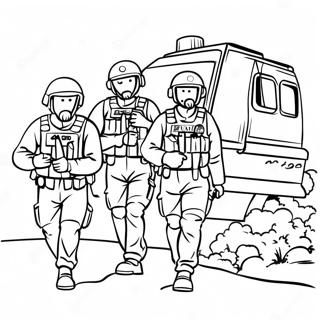 Swat Team Rettungsmission Ausmalbild 88034 28594